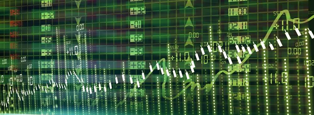 stocks on computer screen